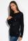 Свитер женский 129P025-3 (черный)