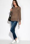 Светр жіночий 129P025 (коричневий)