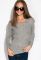 Светр жіночий 129P027 (світло-сірий)
