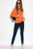 Свитер женский 129P031 (оранжевый)