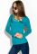 Светр жіночий 81PD187 (бірюзовий)