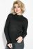 Светр жіночий однотонний базовий 123V001 (чорний)
