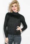 Светр жіночий повсякденний 434K006 (чорний)