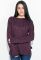 Светр жіночий подовжений 81PD7033 (марсала)