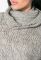 Свитер женский вязаный с хомутом 81PD872 (серый)