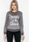 Свитшот женский с надписями 334V002 (серый)