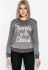 Свитшот женский с надписями 334V002 (серый)