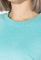 Світшот жіночий з написами на рукавах 82PD953 (ментоловий)