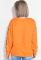 Світшот жіночий з написами на рукавах 82PD953 (помаранчевий)
