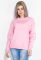 Свитшот женский с надписями на рукавах 82PD953 Розовый (розовый)