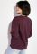 Свитшот женский с надписями свободного покроя 32P036 (сливовый)