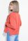 Свитшот женский с надписью на груди 82PD407 (оранжевый)