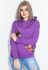 Світшот жіночий з нашивками 82PD503-1 (фіолетовий)