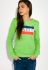 Свитшот женский с принтом 32P041 (салатовый)