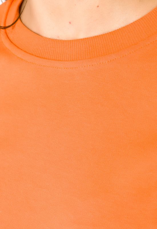 Свитшот женский с принтом на спине 32P042 (оранжевый)