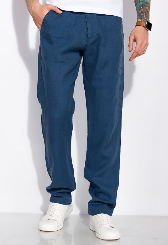 Вільні легкі штани 148P305 (джинсовий)