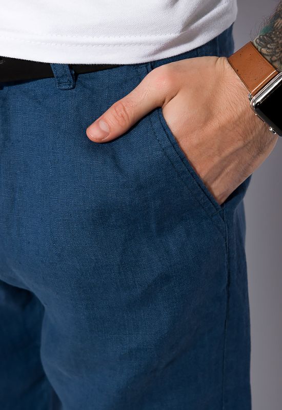Вільні легкі штани 148P305 (джинсовий)