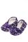 Тапки жіночі в смужку 120PSATA37018 (фіолетовий)