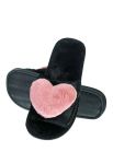Тапочки женские 120PTSGH4824 (черный/розовый)