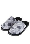 Тапочки женские 120PTSGH4834 (черный/серый)
