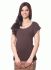 ТЛ 124 Футболка жіноча (коричневий)