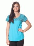 ТЛ 133 Футболка женская (бирюзовый)