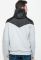 Толстовка чоловіча з капюшоном стьобаний верх 70PD5003 (сірий/меланжевий)