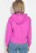 Толстовка женская с надписью на груди 82PD917 (розовый/фуксия)