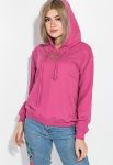 Толстовка женская стильная 82PD889 Малиновый (малиновый)