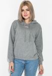 Толстовка женская стильная 82PD889 (серый)