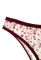 Трусы женские 107P650-1 (молочный/бордовый)
