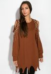 Туника 120PFA143106 (коричневый)