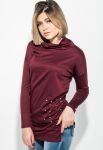 Туніка-сукня жіноча довгий рукав 70PD5000 (бордовий)