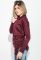 Туника-платье женская длинный рукав 70PD5000 (бордовый)