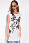 Туника с принтом 148P021 (белый)