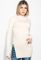 Туніка жіноча приємна до тіла з вирізами на рукавах 619K006 (молочний)