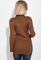 Туніка жіноча приємна до тіла з вирізами на рукавах 619K006 (теракотовий)