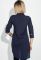 Туніка жіноча принтована із подовженою спинкою 64PD287 (темно-синій)