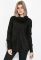Жіноча туніка з довгим рукавом 140V001 (антрацитовий)