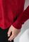 Жіноча туніка з довгим рукавом 140V001 (червоний)