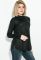 Жіноча туніка з довгим рукавом 140V001 (чорний)