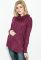 Жіноча туніка з довгим рукавом 140V001 (вишневий)