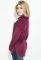 Жіноча туніка з довгим рукавом 140V001 (вишневий)