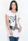 Туніка жіноча з принтом 81P1683 (білий)