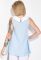 Туніка жіноча вільного крою 74P106 (блакитний)