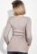 Туника женская вырез лесенкой 619K004 (бежевый/серый)