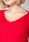 Туника женская вырез лесенкой 619K004 (красный)