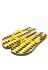 Вьетнамки женские 111P035 (желтый/черный)