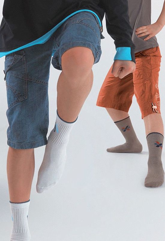 109-002 B Шкарпетки бавовняні спортивні для хлопчиків