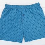 1BB-115 боксерки мужские (темно-голубой)